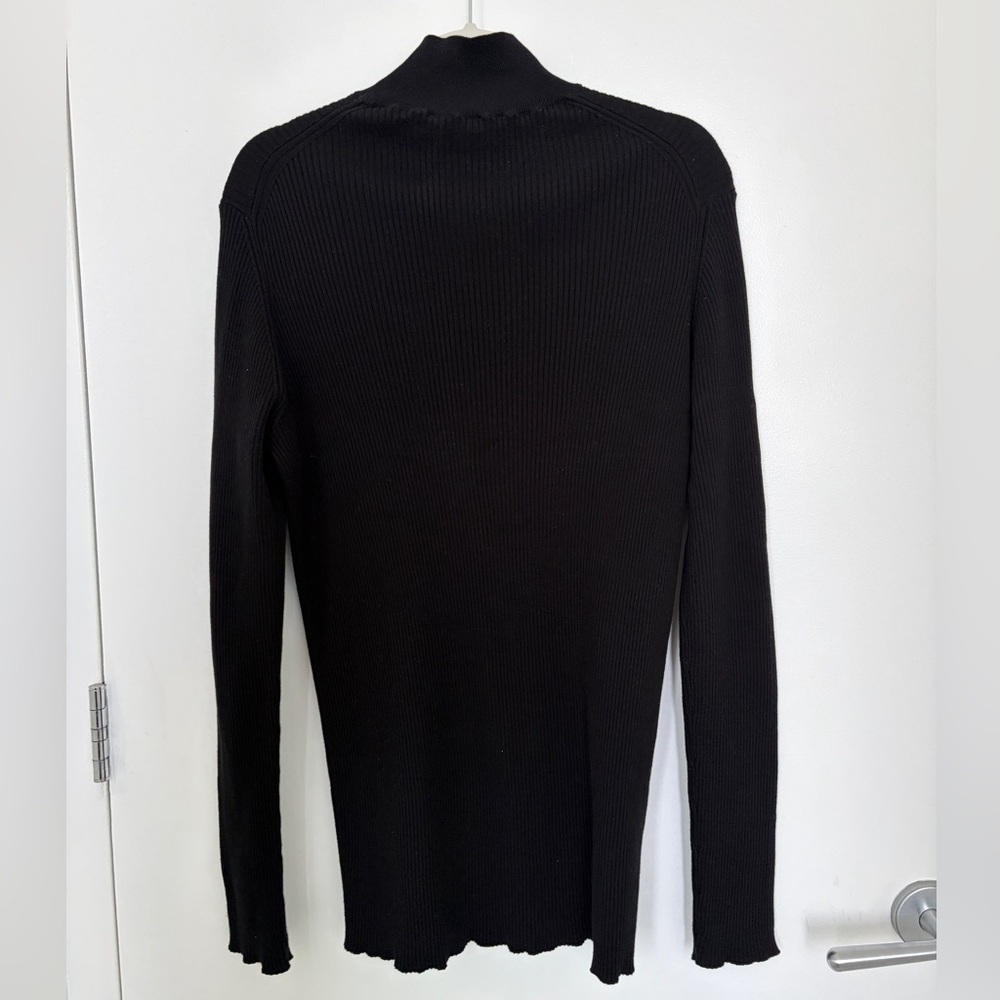 Prada Men's Turtleneck Sweater in Black Size L - Picture 3 of 7